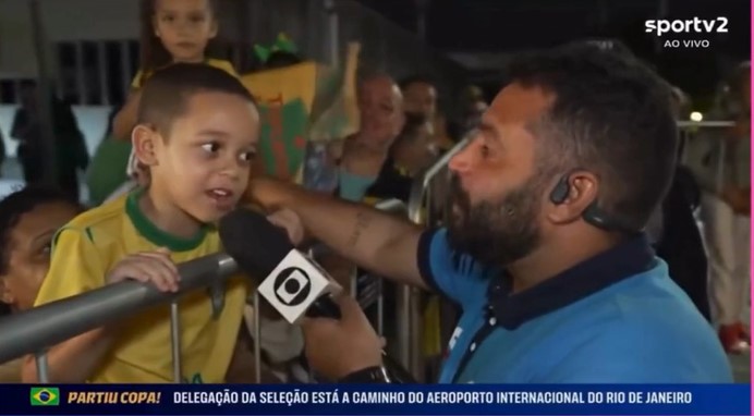 CRIANÇA SINCERA QUEBRA PROTOCOLO AO VIVO NA TV GLOBO E DETONA DESEMPENHO EM CAMPO DO JOGADOR NEYMAR