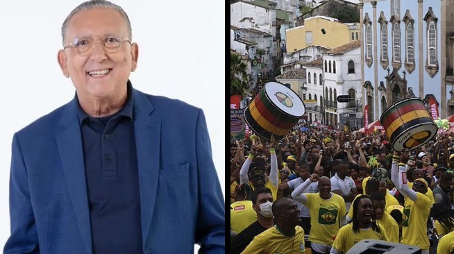 PARCERIA HISTÓRICA: GALVÃO BUENO TRAZ BANDA OLODUM DA GLOBO PARA OS JOGOS DO BRASIL NO SBT