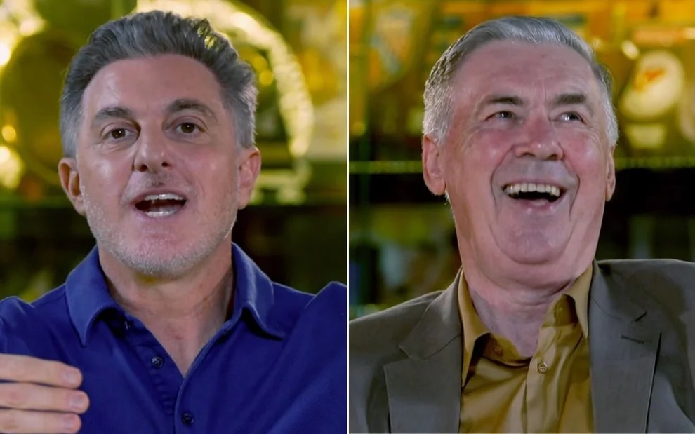 LUCIANO HUCK REVELA GAFE GASTRONÔMICA COM CARLO ANCELOTTI EM JANTAR ÍNTIMO