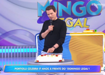 CELSO PORTIOLLI ALCANÇA LIDERANÇA DE AUDIÊNCIA E SUPERA GLOBO NO ANIVERSÁRIO DO ‘DOMINGO LEGAL’