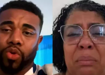 MÃE DE DAVI BRITO CHORA NAS REDES E REVELA QUE DESCOBRIU CASAMENTO DO FILHO PELA INTERNET