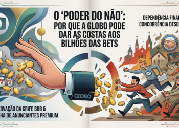 O “Poder do Não”: Por que a Globo pode dar as costas aos bilhões das Bets, enquanto as outras correm atrás