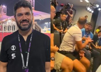 MARCELO COURREGE ESCLARECE DISCUSSÃO QUE INTERROMPEU COLETIVA DE IMPRENSA NA COPA