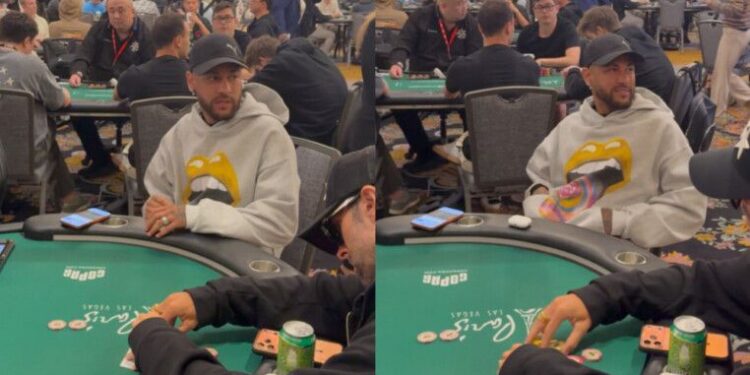 NEYMAR EMBARCA PARA LAS VEGAS E PARTICIPA DE TORNEIO DE PÔQUER APÓS QUEDA DO BRASIL