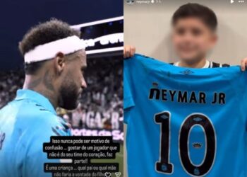 NEYMAR JR. CRITICA EPISÓDIOS DE HOSTILIDADE CONTRA JOVEM TORCEDOR CORINTIANO APÓS CLÁSSICO