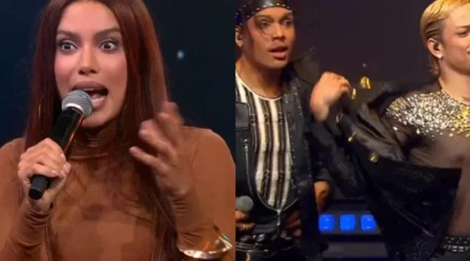 ANITTA REPREENDE PARTICIPANTE DO ESTRELA DA CASA APÓS ERRO NO PALCO FAVELA DO ROCK IN RIO