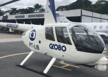 HELICÓPTERO DA GLOBO É IMPEDIDO DE LEVANTAR VOO APÓS VENTOS DE ATÉ 70 KM/H NO RIO DE JANEIRO
