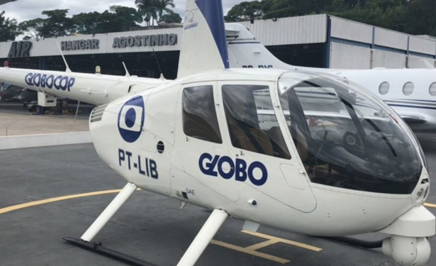 HELICÓPTERO DA GLOBO É IMPEDIDO DE LEVANTAR VOO APÓS VENTOS DE ATÉ 70 KM/H NO RIO DE JANEIRO