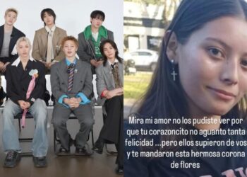 INTEGRANTES DO STRAY KIDS ENVIAM COROA DE FLORES A FUNERAL DE FÃ NA ARGENTINA