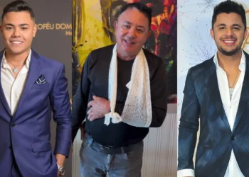 PAI DOS CANTORES FELIPE E CRISTIANO ARAÚJO É PRENSADO POR CAMINHONETE EM FAZENDA EM GOIÁS